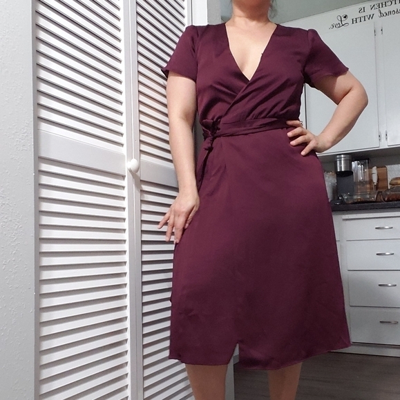Nwt Banana Republic Wrap Dress, Size S - Picture 7 of 17